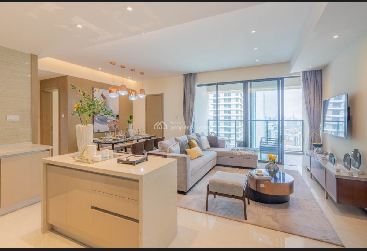 Ready to Occupy 2 Bedroom Apartment Ensuite with Balcony, Next to Villa Rosa Kempinski, Westlands, Nairobi, Apartment for Sale