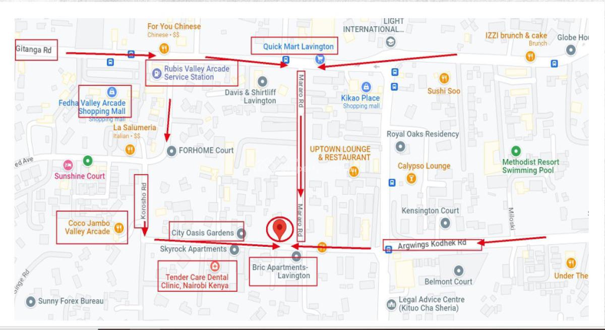 City Oasis Homes Is a Landmark Residential Development Redefining Mode, Mararo Road, Valley Arcade, Kilimani, Nairobi, Apartment for Sale