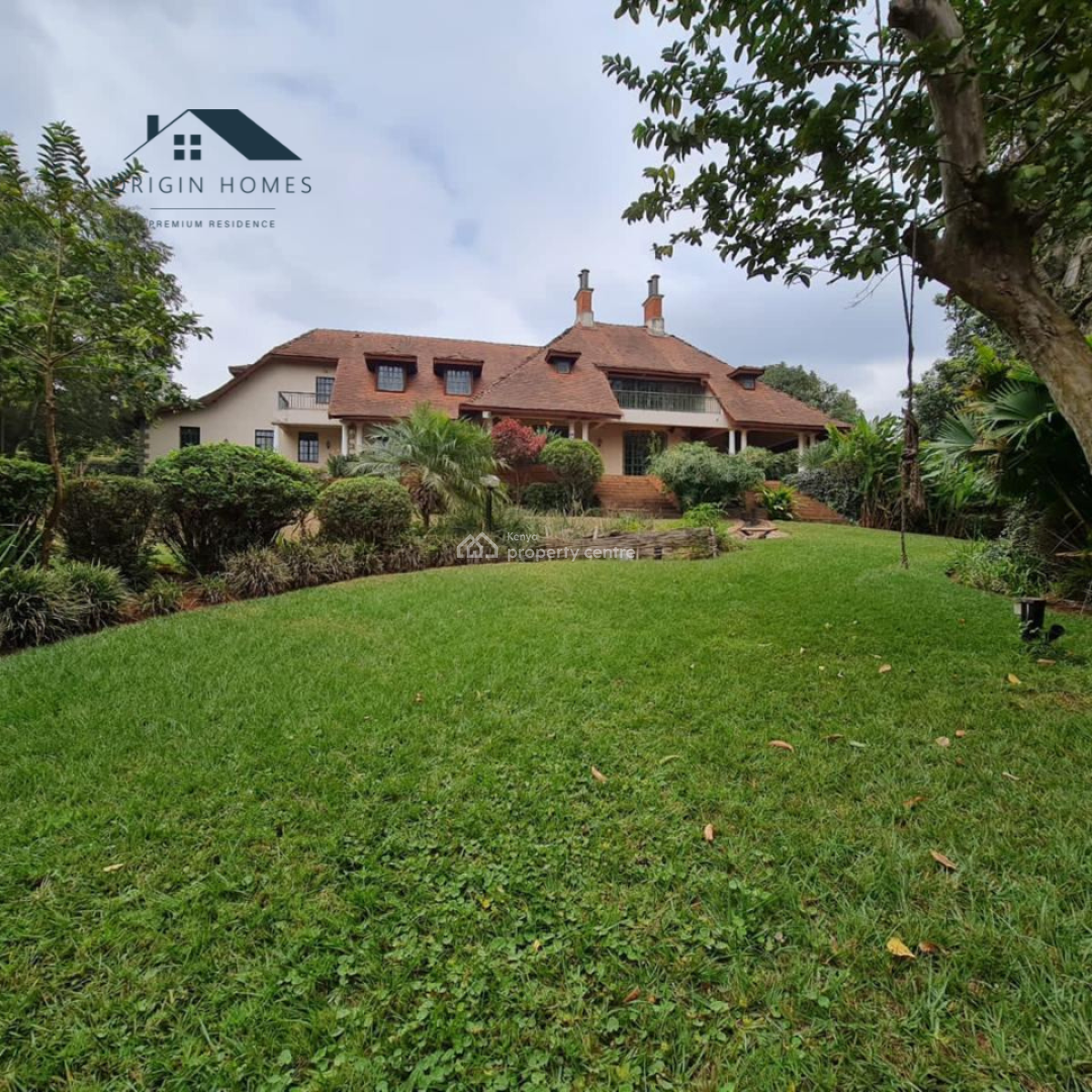 Magnificent 5-bedroom Villa with Private Dam Access -- Ridgeways, Chania, Kiambu, Townhouse for Rent