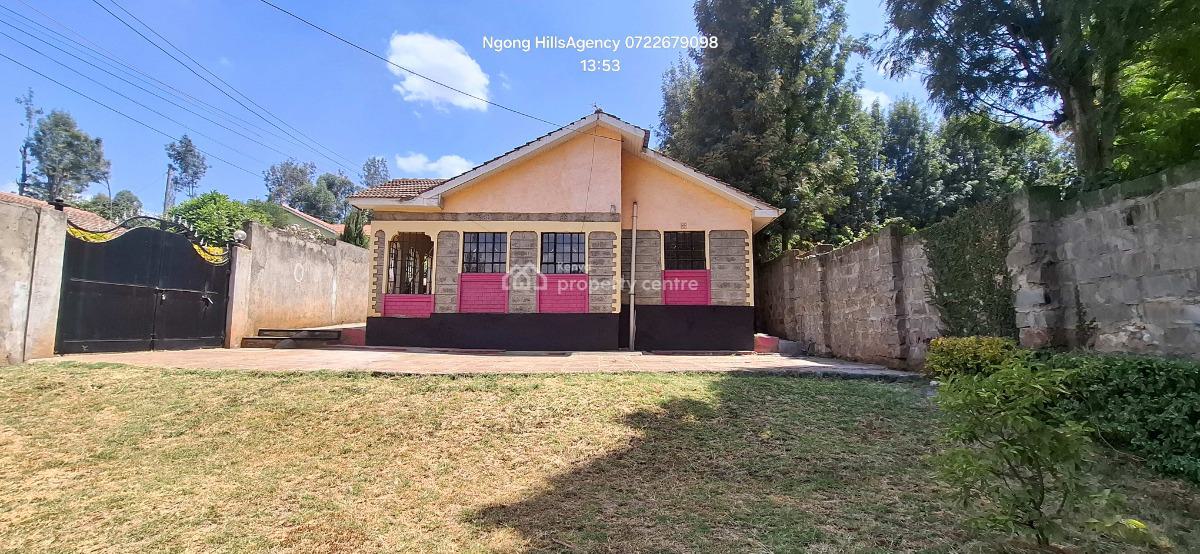 Stunning 3-bedroom Home with Dsq  -- Ngong Town, Ngong, Kajiado, Detached Bungalow for Sale