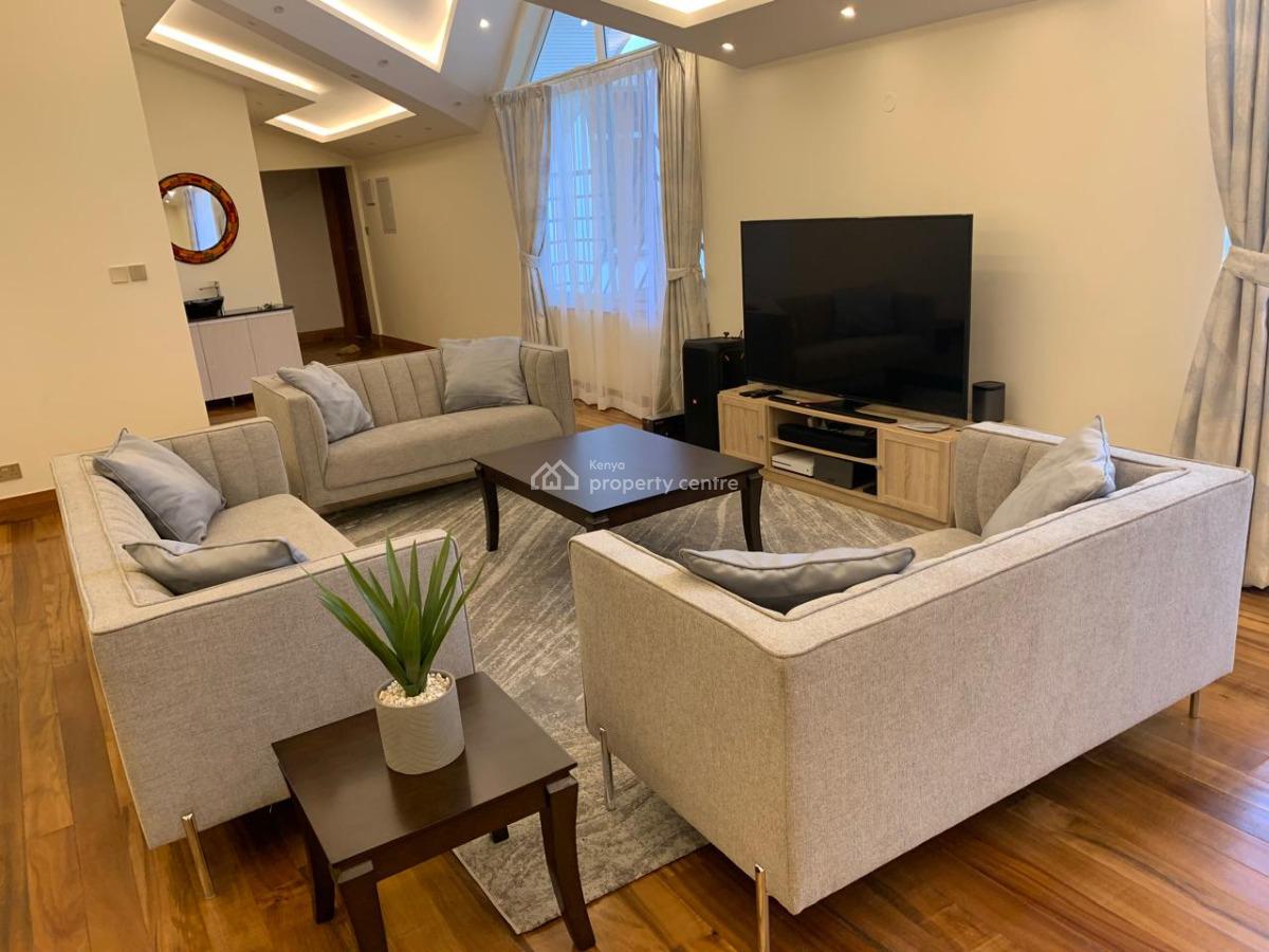 Available Immediately -- Premium 3-bedroom Furnished Apartment in Gigir, Gigiri, Muthaiga, Nairobi, House for Rent