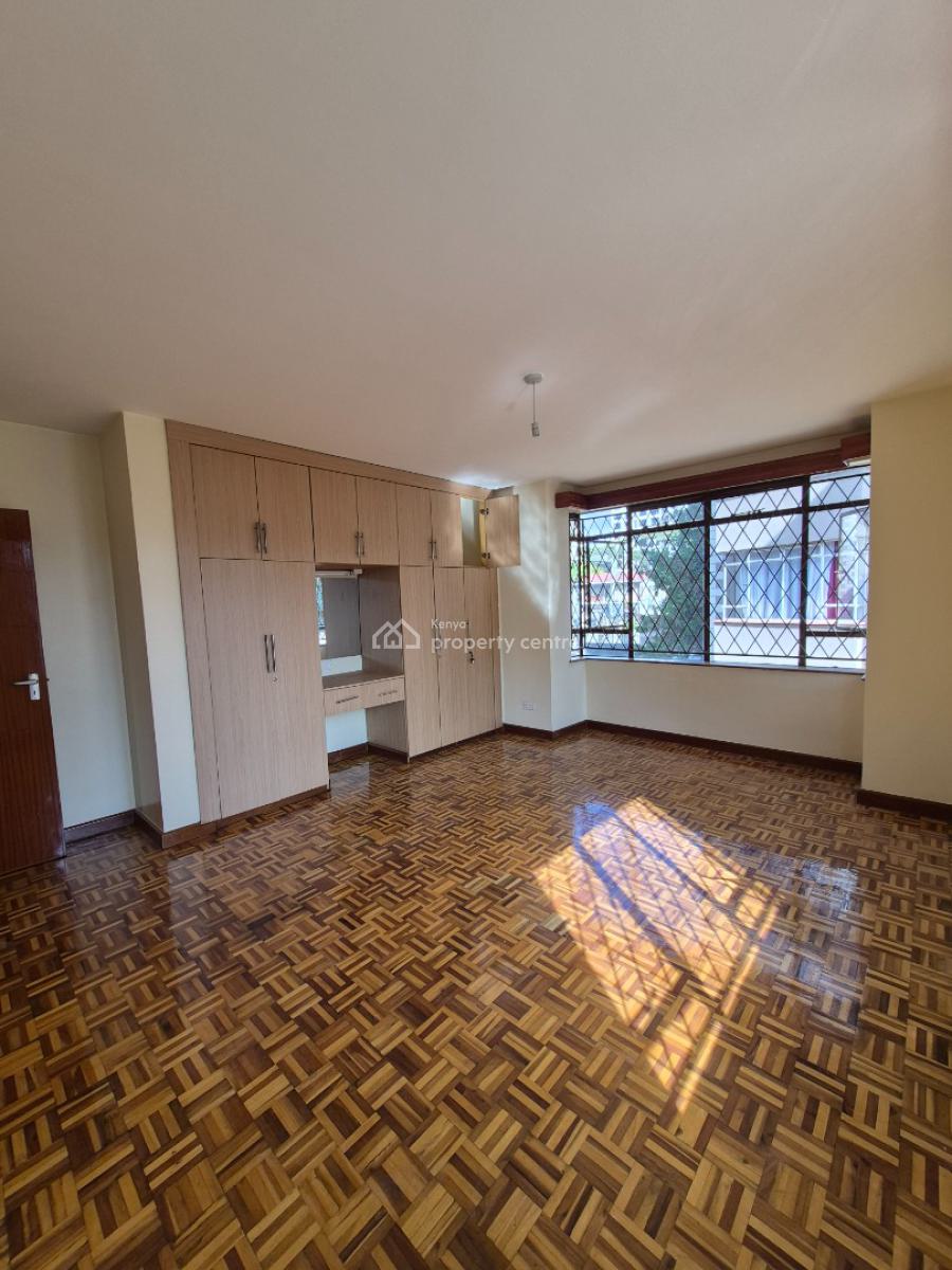 3bed Unfurnished Plus Servant Quatre, Kileleshwa, Nairobi, Apartment for Rent