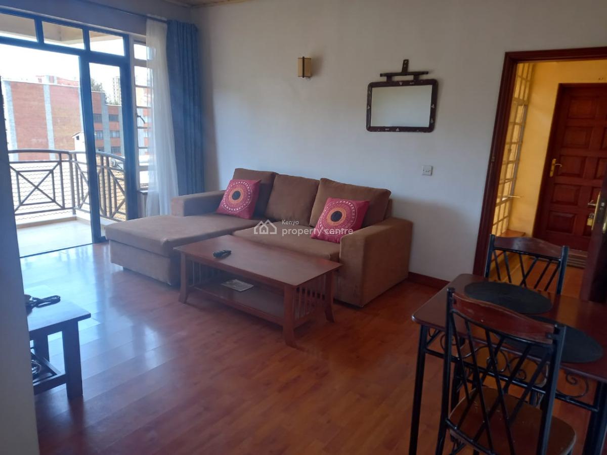 Executive Homely Fully Furnished 1-bedroom Apartment in Kilimani, Kilimani, Kilimani, Nairobi, Apartment for Rent