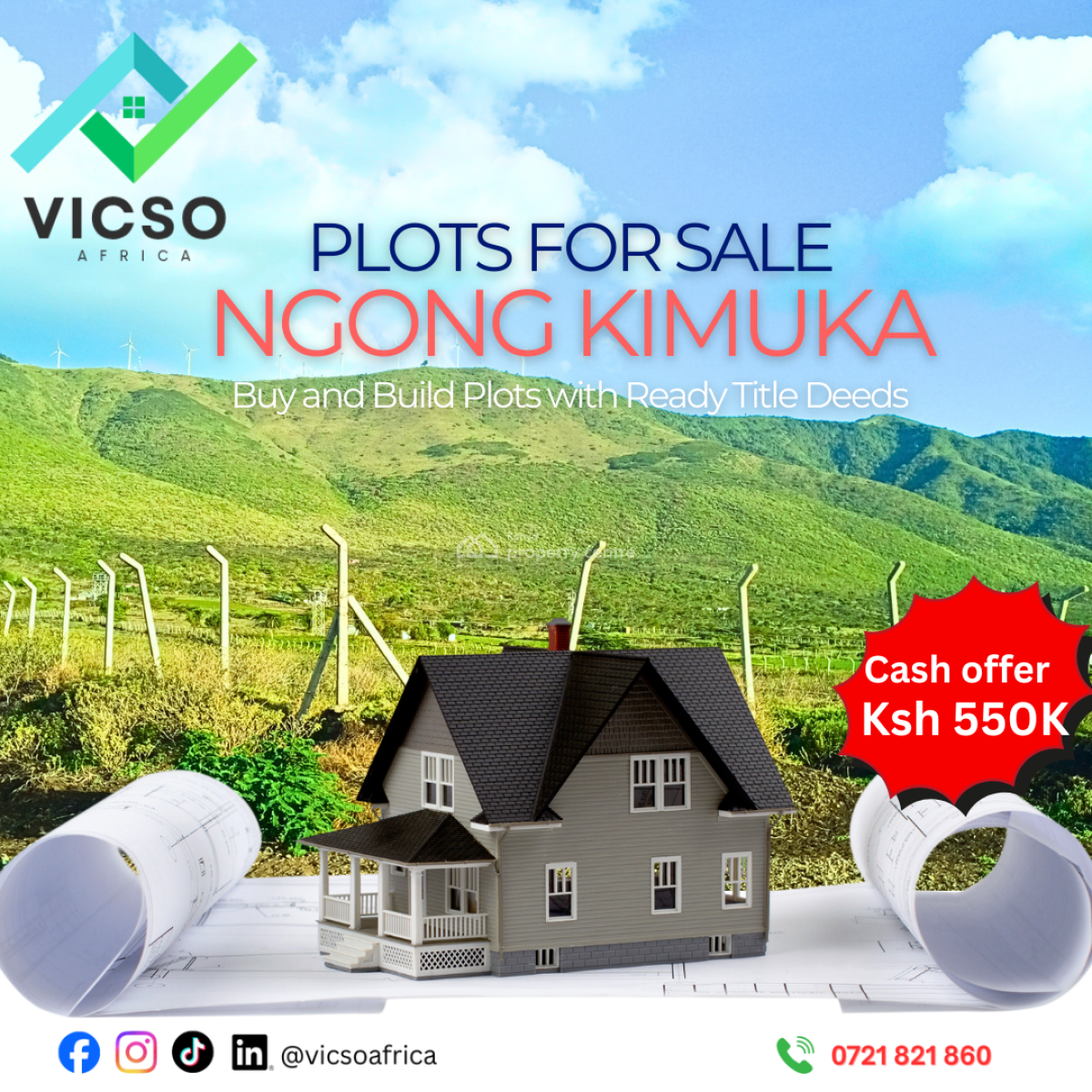 𝐏𝐋𝐎𝐓𝐒 𝐅𝐎𝐑 𝐒𝐀𝐋𝐄, Ngong, Kajiado, Residential Land for Sale