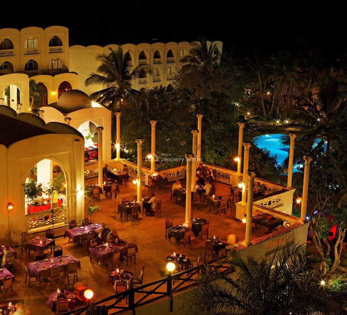 4 Star Beach Hotel with 191 Rooms in Diani Beackwale, Ukunda Diani Beach, Ukunda, Kwale, Commercial Property for Sale