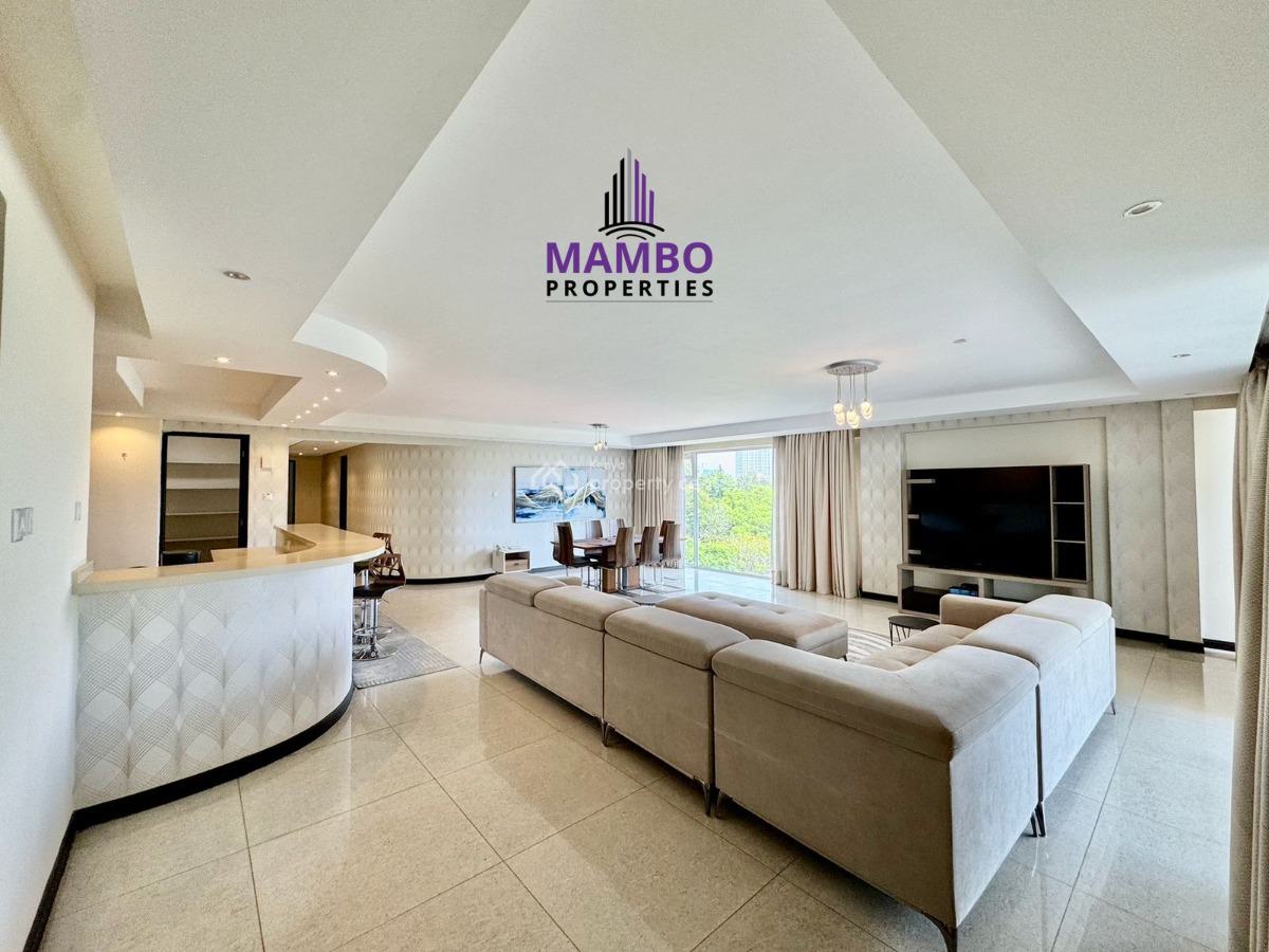 Furnished 3 Bedroom Apartment with Beautiful Facilities., Riverside Drive, Westlands, Nairobi, Apartment for Rent