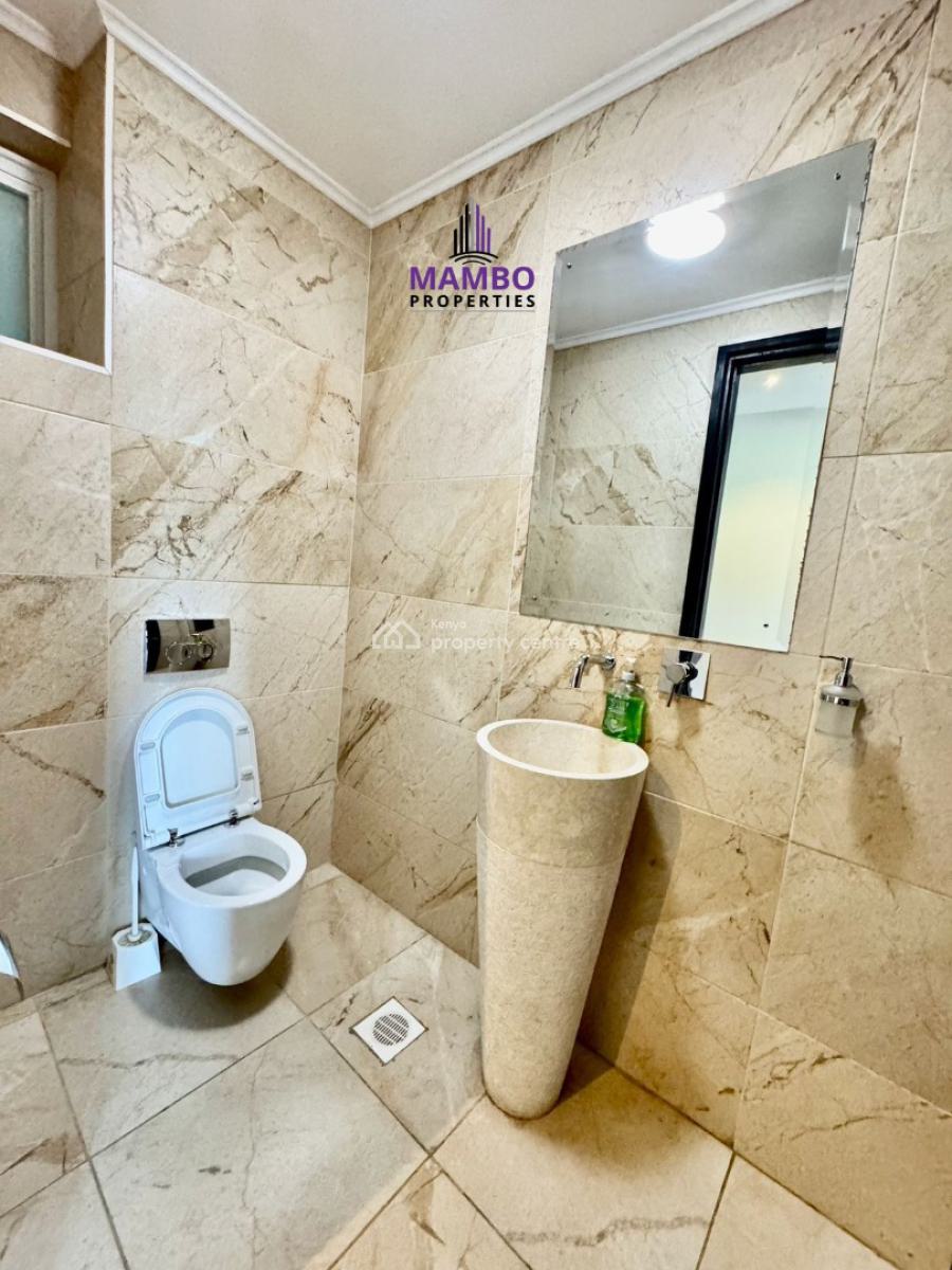 Furnished 3 Bedroom Apartment with Beautiful Facilities., Riverside Drive, Westlands, Nairobi, Apartment for Rent