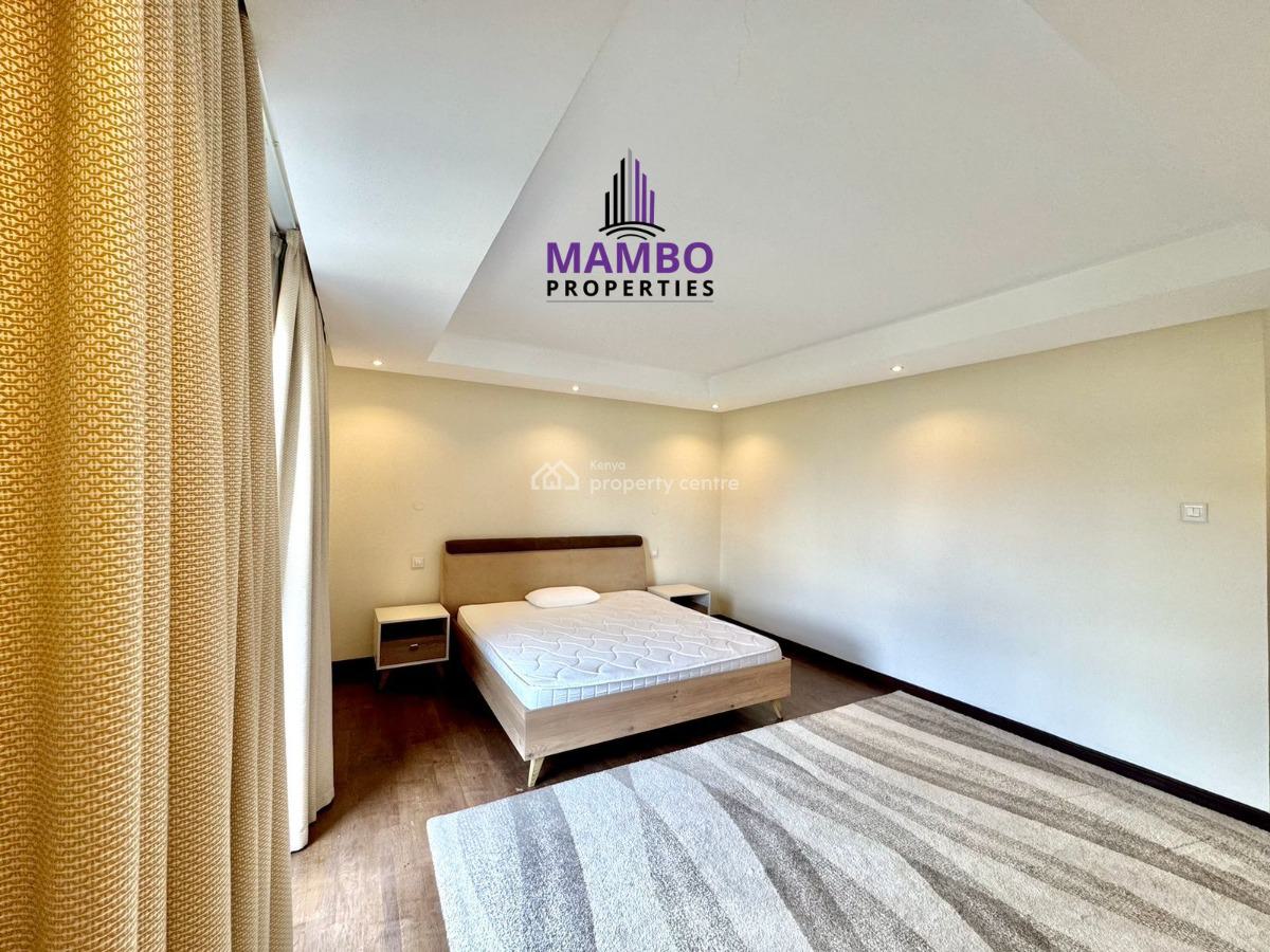 Furnished 3 Bedroom Apartment with Beautiful Facilities., Riverside Drive, Westlands, Nairobi, Apartment for Rent