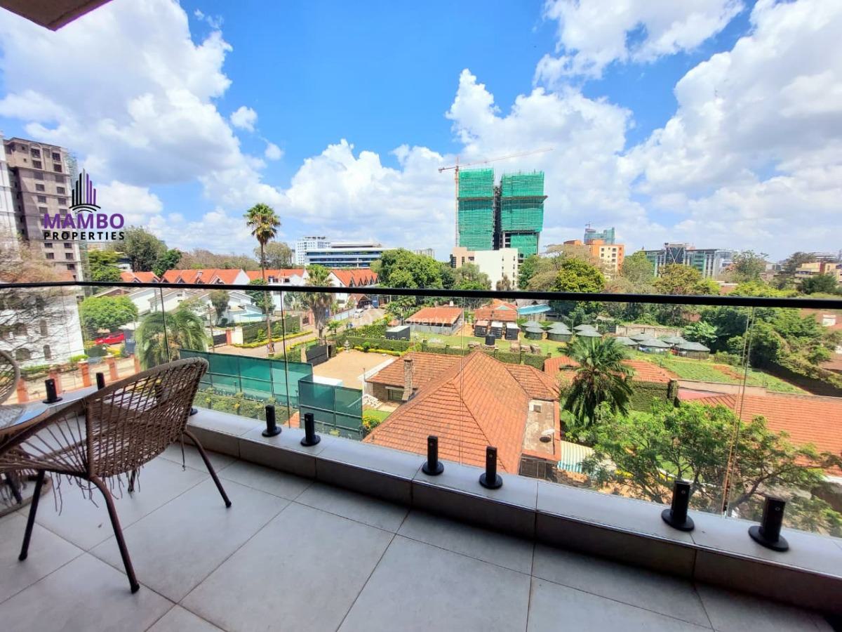 Modern 2 Bedroom Fully Furnished Apartment with Swimming Pool., Brookside Drive., Westlands, Nairobi, Apartment for Rent