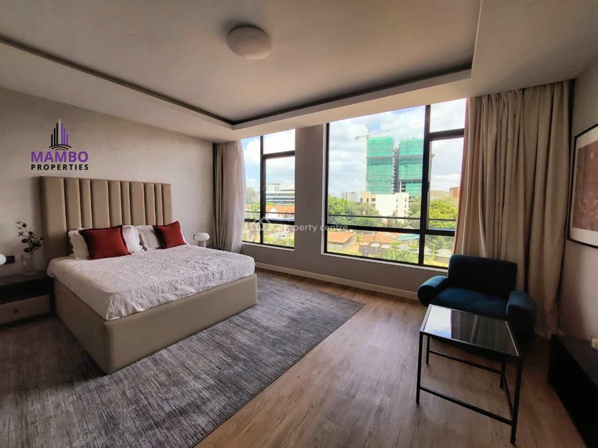 Modern 2 Bedroom Fully Furnished Apartment with Swimming Pool., Brookside Drive., Westlands, Nairobi, Apartment for Rent