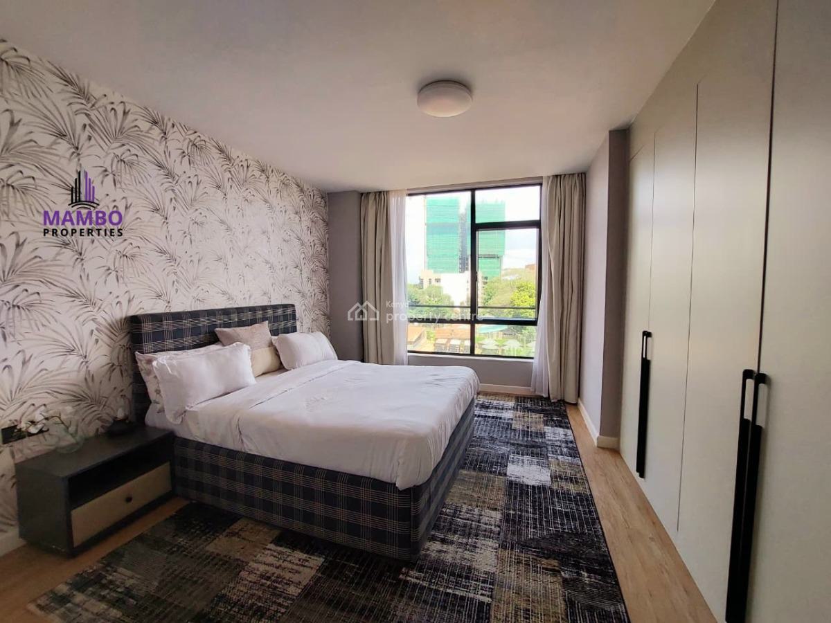 Modern 2 Bedroom Fully Furnished Apartment with Swimming Pool., Brookside Drive., Westlands, Nairobi, Apartment for Rent