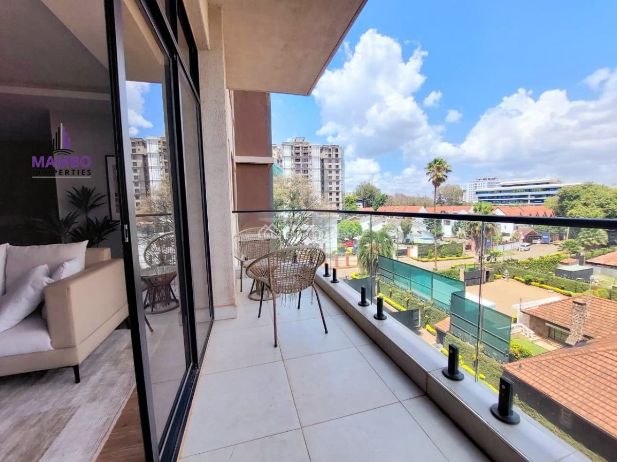 Modern 2 Bedroom Fully Furnished Apartment with Swimming Pool., Brookside Drive., Westlands, Nairobi, Apartment for Rent