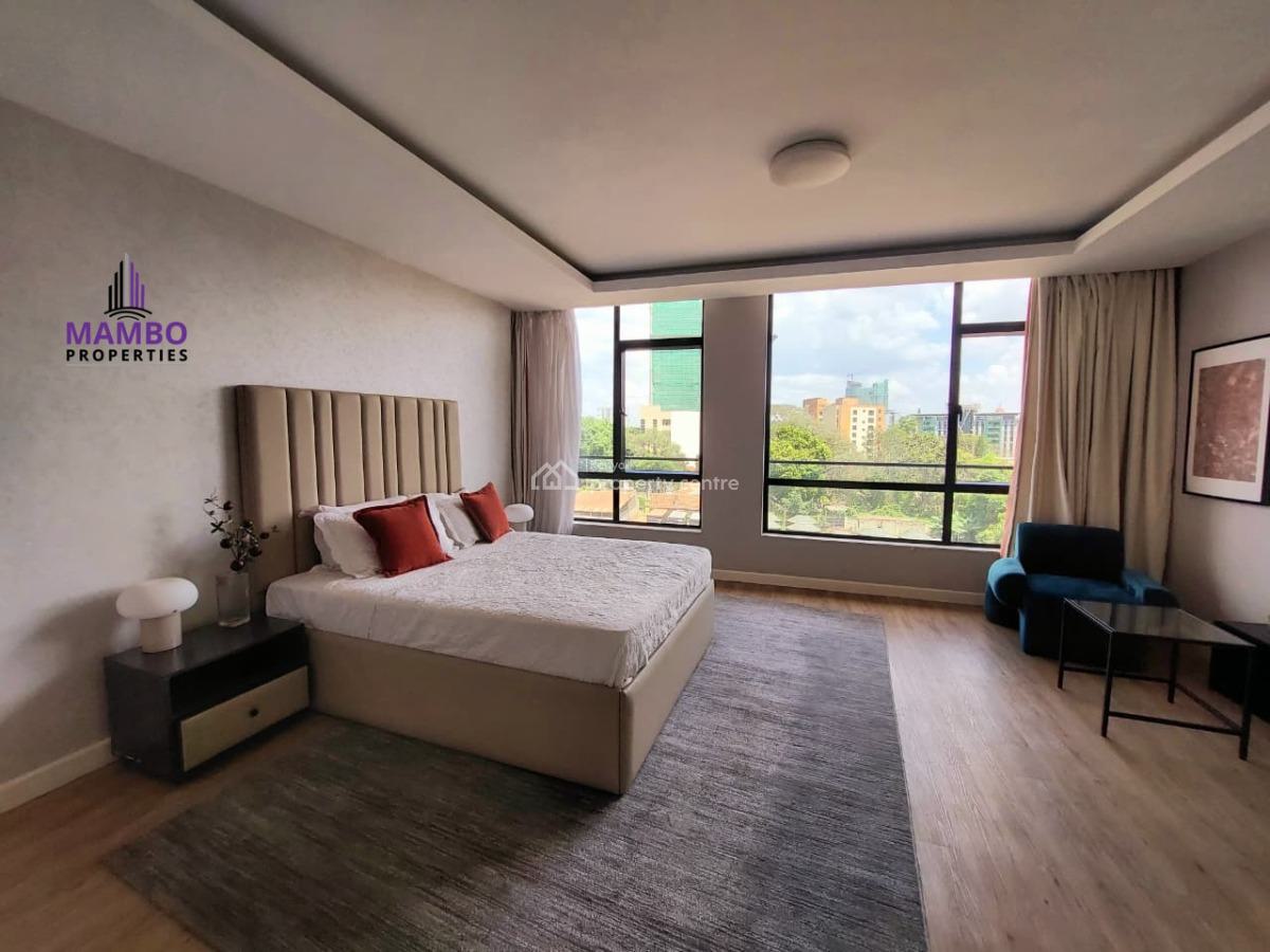 Modern 2 Bedroom Fully Furnished Apartment with Swimming Pool., Brookside Drive., Westlands, Nairobi, Apartment for Rent