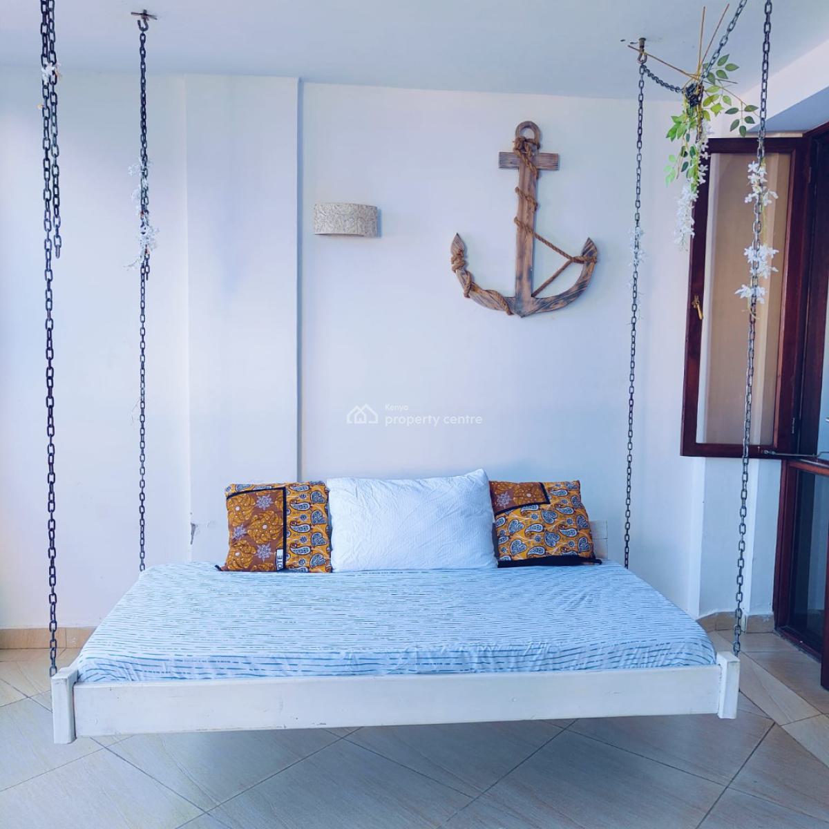 Tastefully Furnished 2 Bedroom Beach Front Apartment, Shanzu, Mombasa, Apartment Short Let