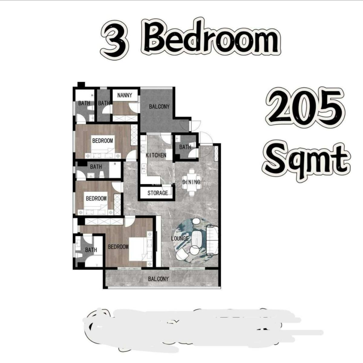 3 Bedroom Plus Dsq Apartments in Kileleshwa, Kileleshwa, Kileleshwa, Nairobi, Apartment for Sale