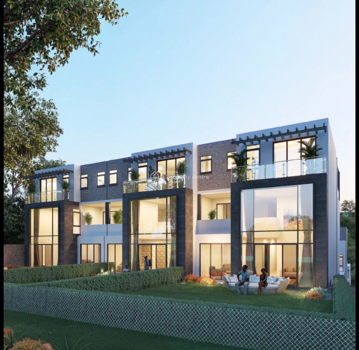 Exquisite 4 and 5 Bedroom Townhouses Plus Dsq Under Construction, Kirawa Road, Kitisuru, Nairobi, Townhouse for Sale