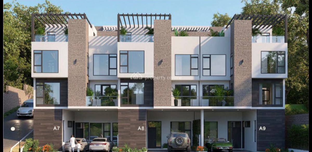 Exquisite 4 and 5 Bedroom Townhouses Plus Dsq Under Construction, Kirawa Road, Kitisuru, Nairobi, Townhouse for Sale