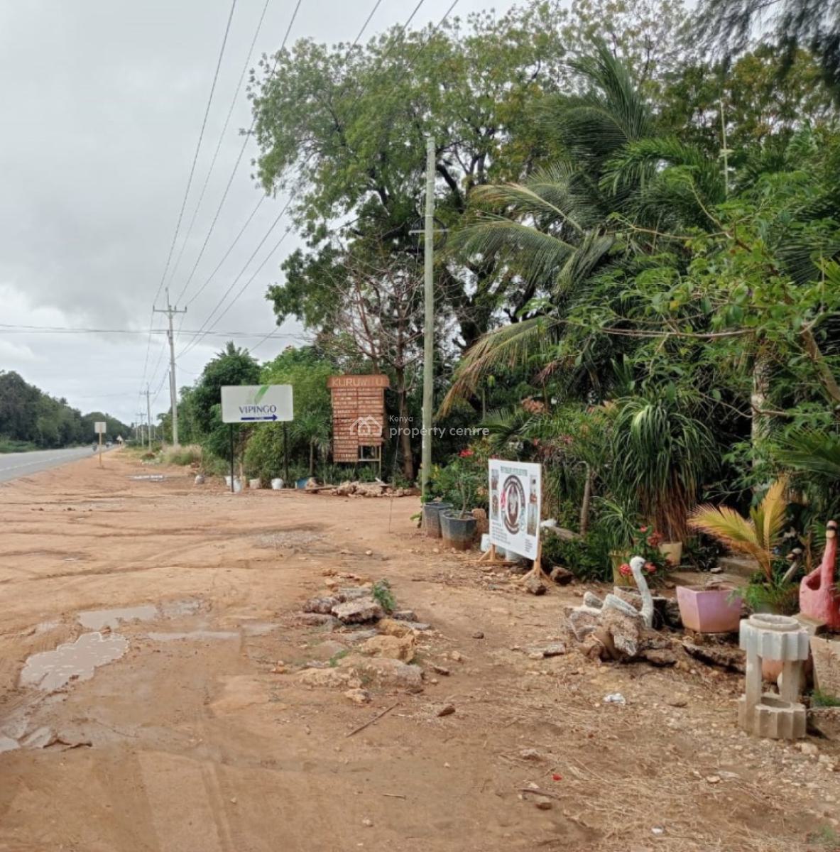 Prime 1 Acre Touching Tarmac, Vipingo, Kuruwitu Area., Mtwapa, Kilifi, Mixed-use Land for Sale