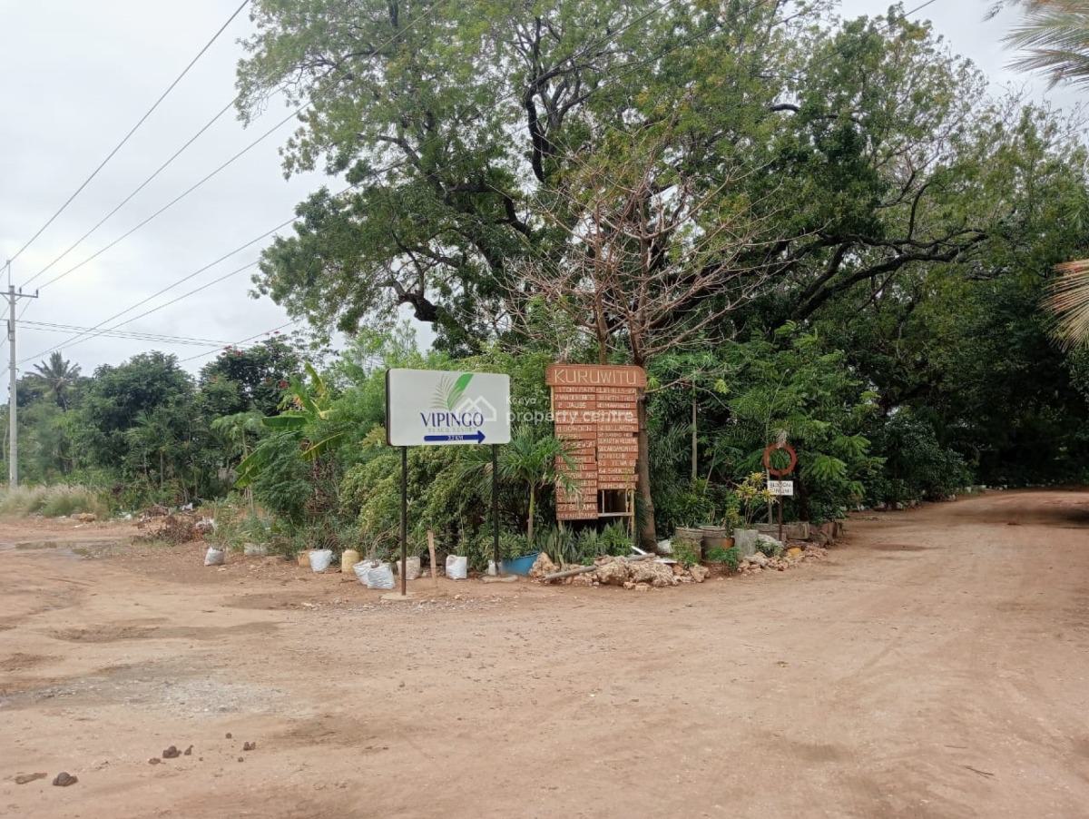 Prime 1 Acre Touching Tarmac, Vipingo, Kuruwitu Area., Mtwapa, Kilifi, Mixed-use Land for Sale