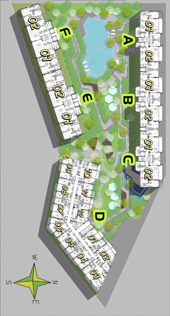 Luxury Living in Westlands Prime Location 2,3 and 4 Bedroom Ongoing Pr, Westlands, Malewa West, Nakuru, Apartment for Sale