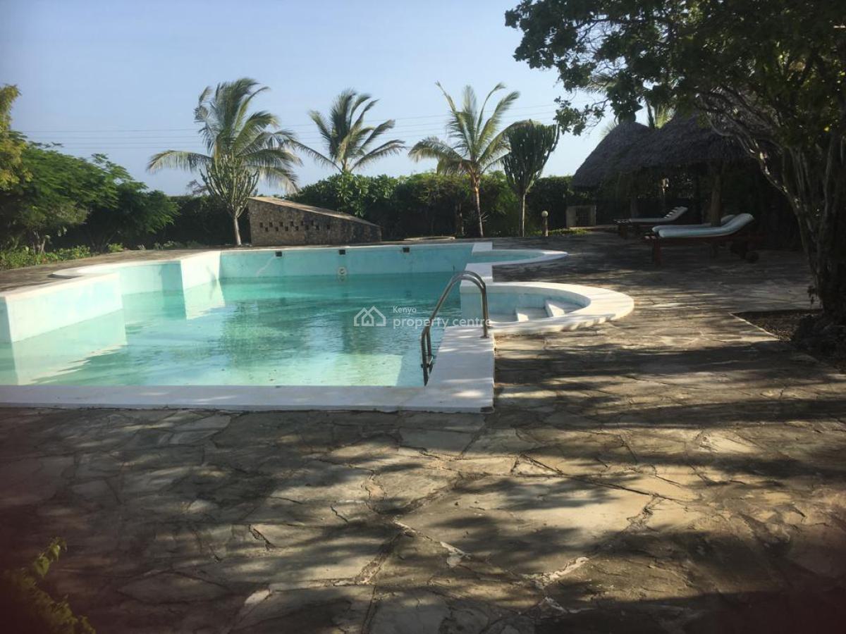 Prime 2 Acre Beachside Land with 3 Bedroom Villa and Swimming Pool, Malindi Town, Kilifi, Land for Sale