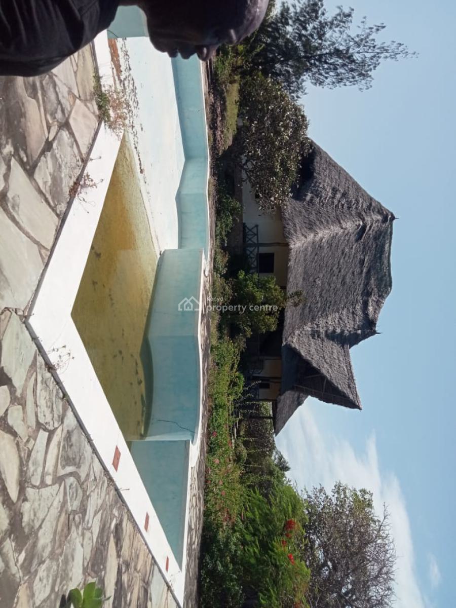 Prime 2 Acre Beachside Land with 3 Bedroom Villa and Swimming Pool, Malindi Town, Kilifi, Land for Sale