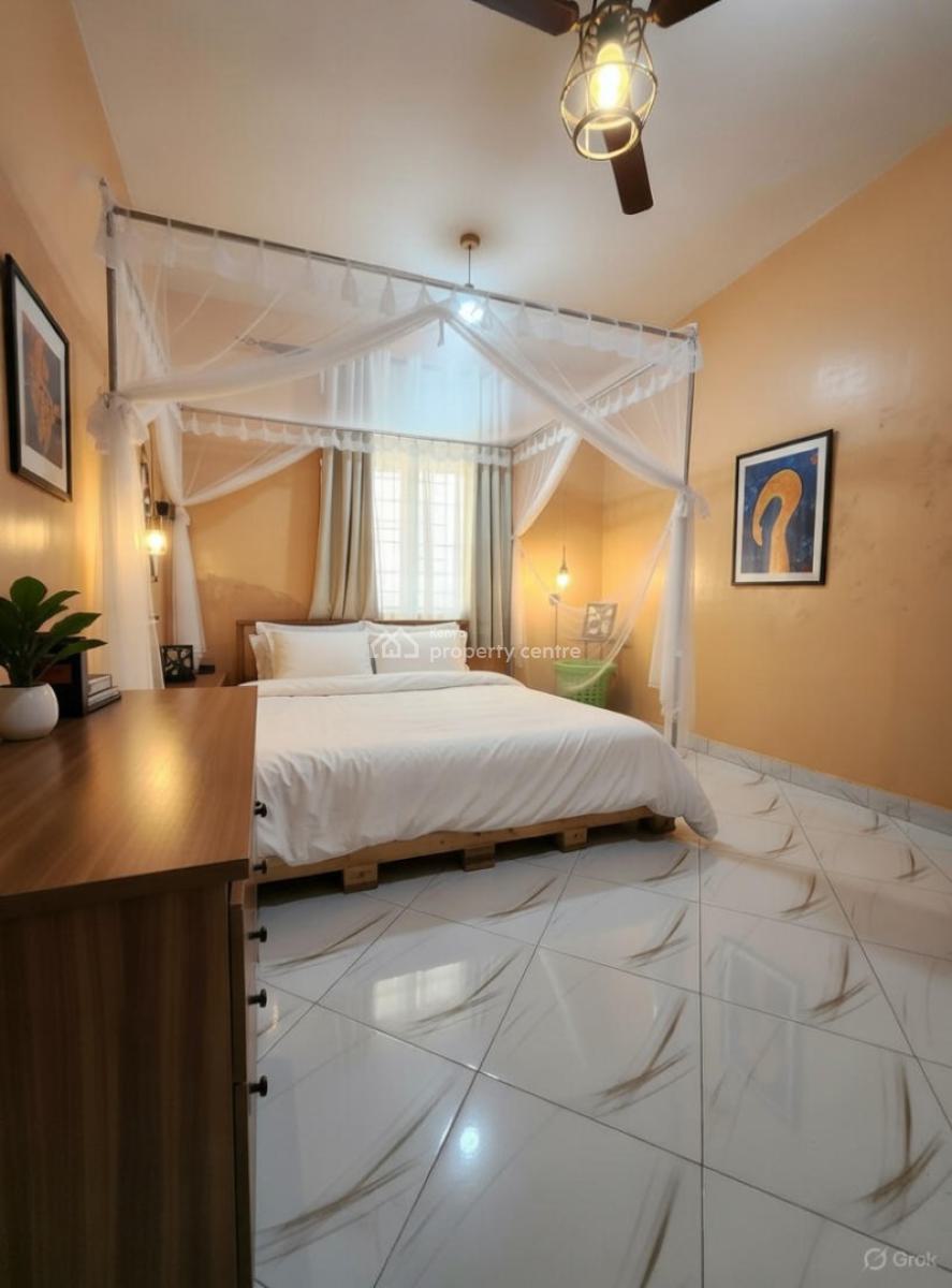 Elegant Furnished 1 Bedroom, Kibokoni, Malindi Town, Kilifi, Apartment Short Let