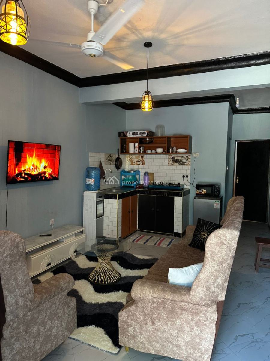 Elegant Furnished 1 Bedroom, Kibokoni, Malindi Town, Kilifi, Apartment Short Let