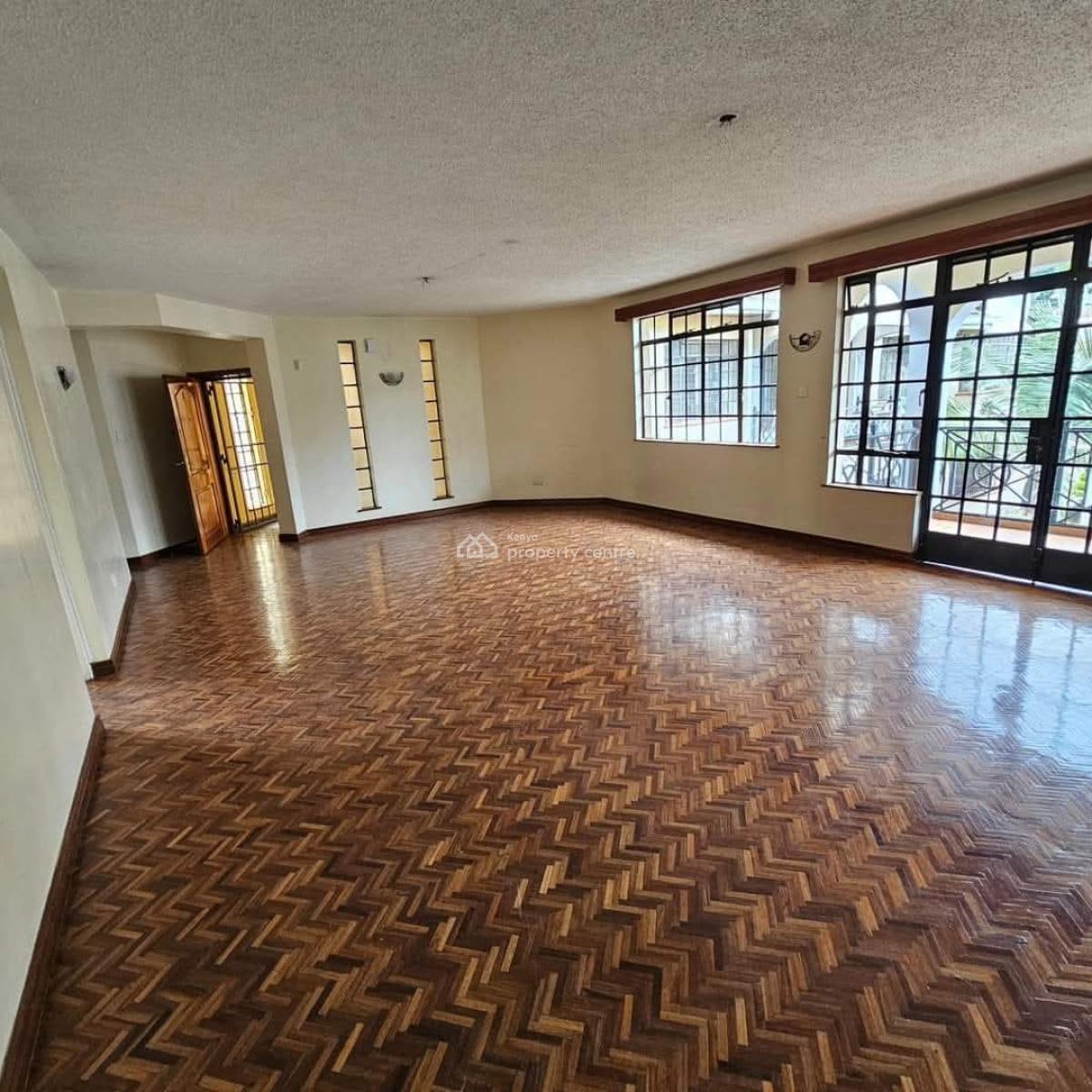 3 Bedroom Unfurnished Plus Sq, Kilimani, Nairobi, Apartment for Rent