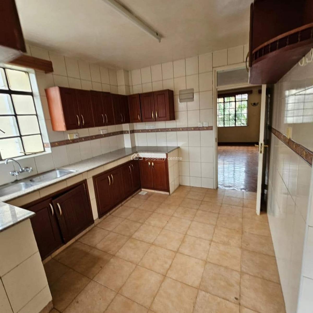 3 Bedroom Unfurnished Plus Sq, Kilimani, Nairobi, Apartment for Rent