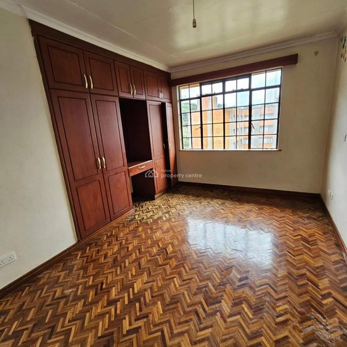 3 Bedroom Unfurnished Plus Sq, Kilimani, Nairobi, Apartment for Rent