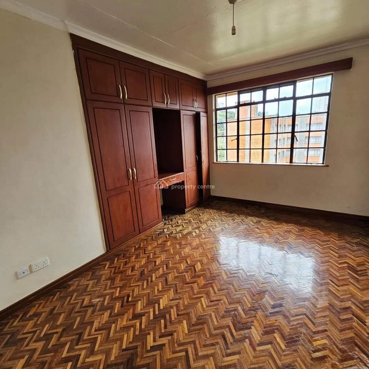 3 Bedroom Unfurnished Plus Sq, Kilimani, Nairobi, Apartment for Rent