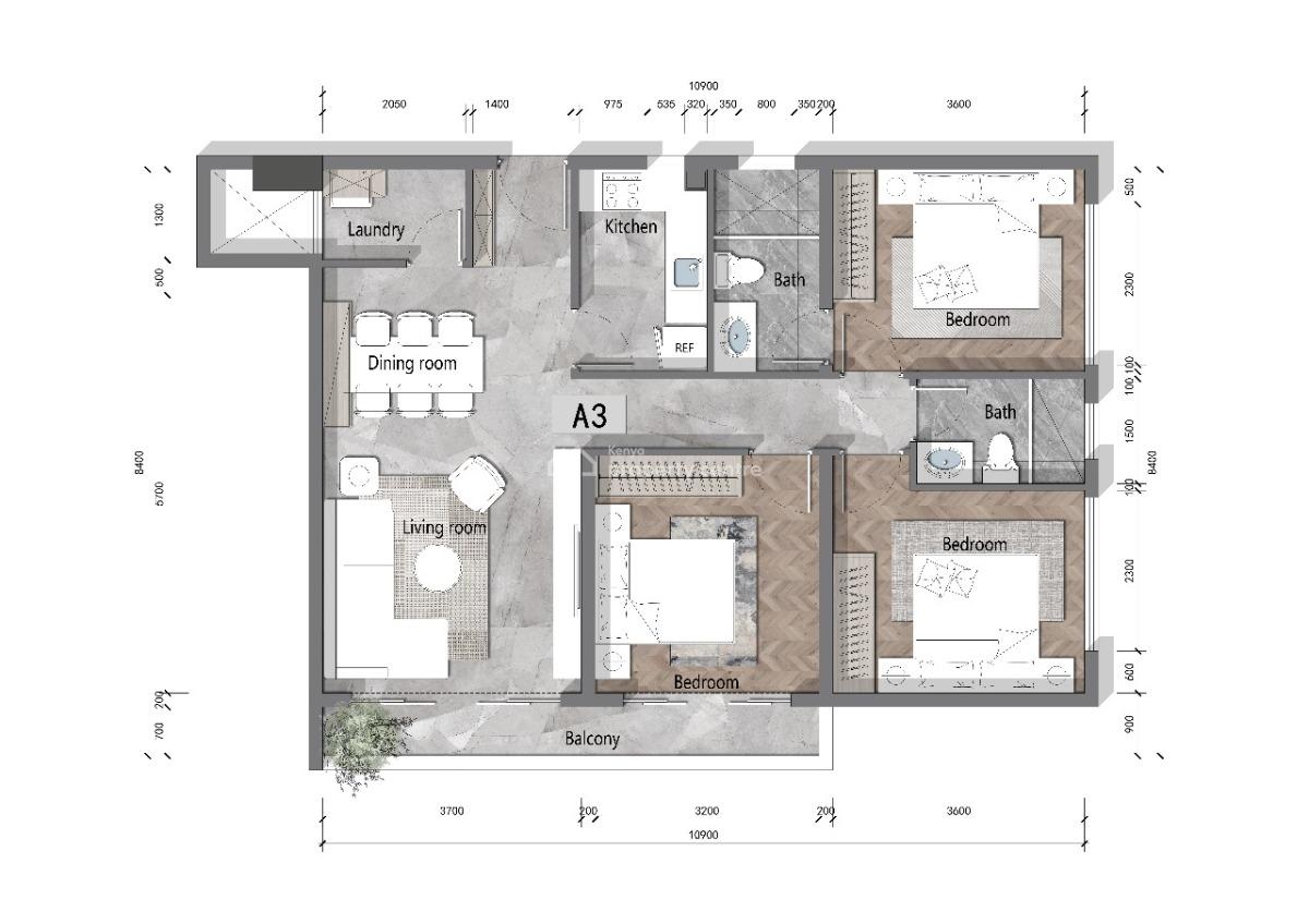 1 Bedroom Apartment, Mbaazi Road, Lavington, Nairobi, Apartment for Sale
