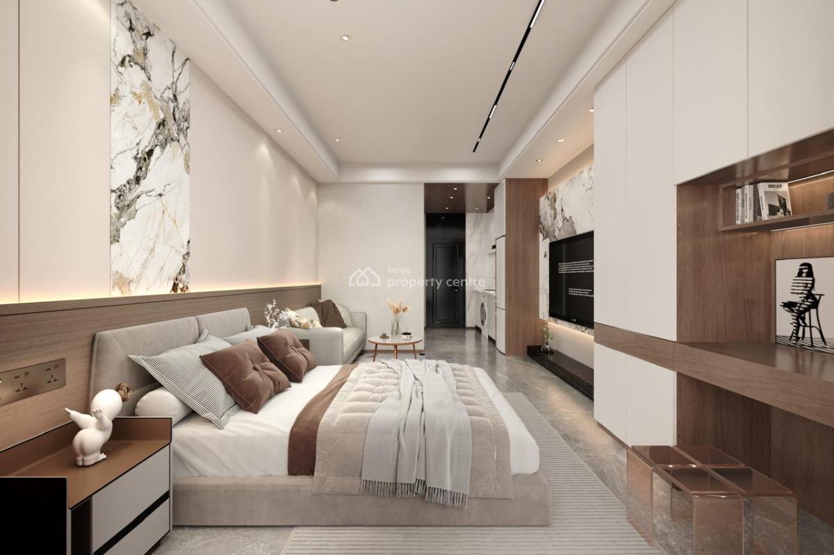 an Excellent Spacious Studio in a Cool Serene Environment, Kilimani, Nairobi, Apartment for Sale