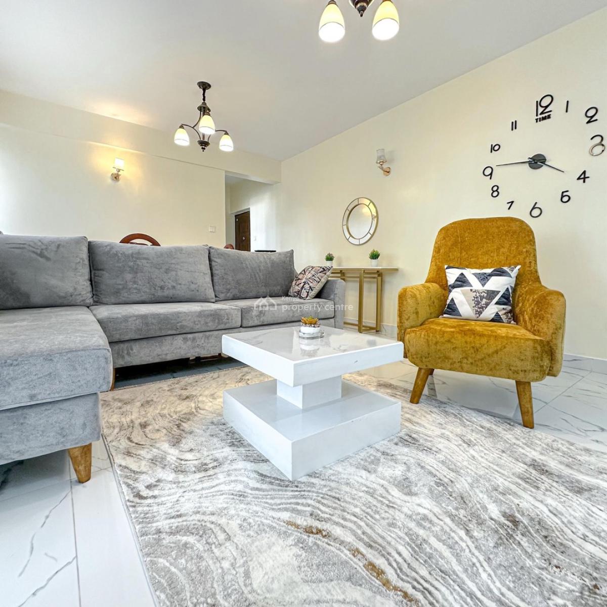 Fully Furnished and Serviced 2 Bedroom Apartment Master Ensuite, Kilimani, Nairobi, Apartment for Rent