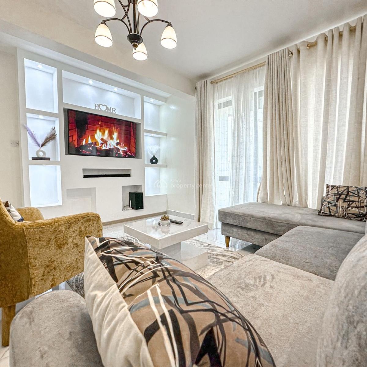 Fully Furnished and Serviced 2 Bedroom Apartment Master Ensuite, Kilimani, Nairobi, Apartment for Rent