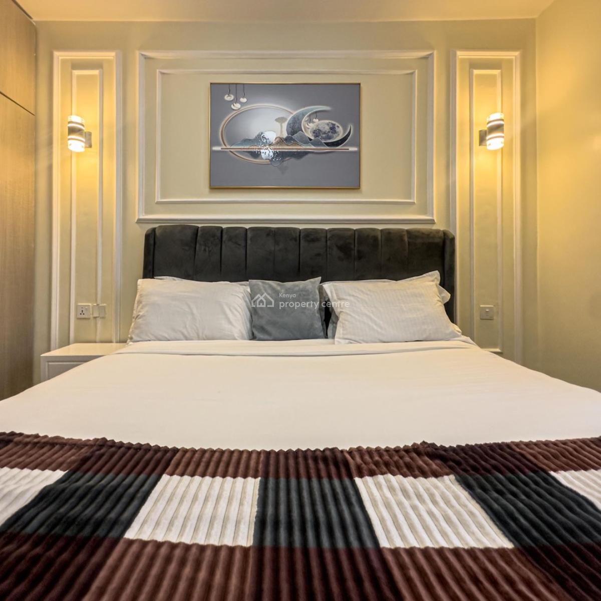 Fully Furnished and Serviced 2 Bedroom Apartment Master Ensuite, Kilimani, Nairobi, Apartment for Rent