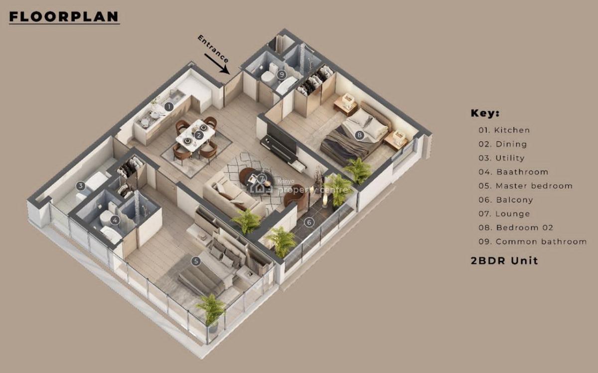 3m Prime Studios George Padmore, George Padmore, Kilimani, Nairobi, Apartment for Sale