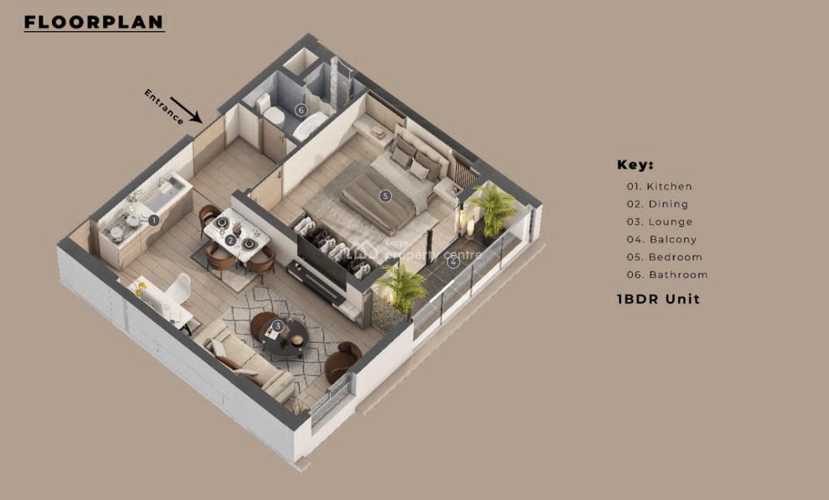 3m Prime Studios George Padmore, George Padmore, Kilimani, Nairobi, Apartment for Sale