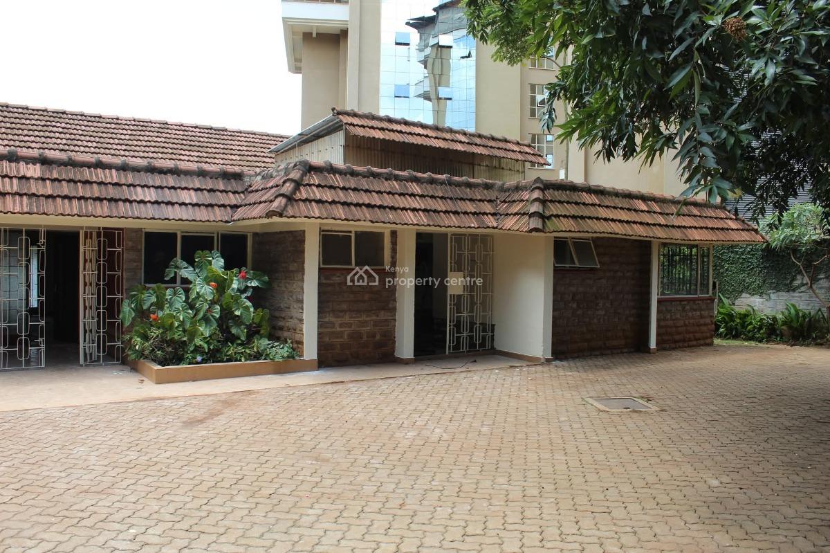 4 Bedroom Commercial House, Brookside Drive, Westlands, Nairobi, Office Space for Rent