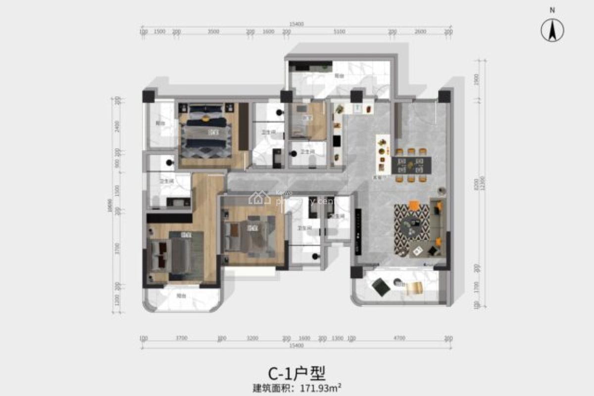 Brookside One Residency, Brookside, Westlands, Nairobi, Apartment for Sale