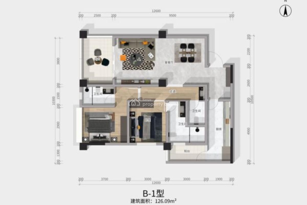 Brookside One Residency, Brookside, Westlands, Nairobi, Apartment for Sale