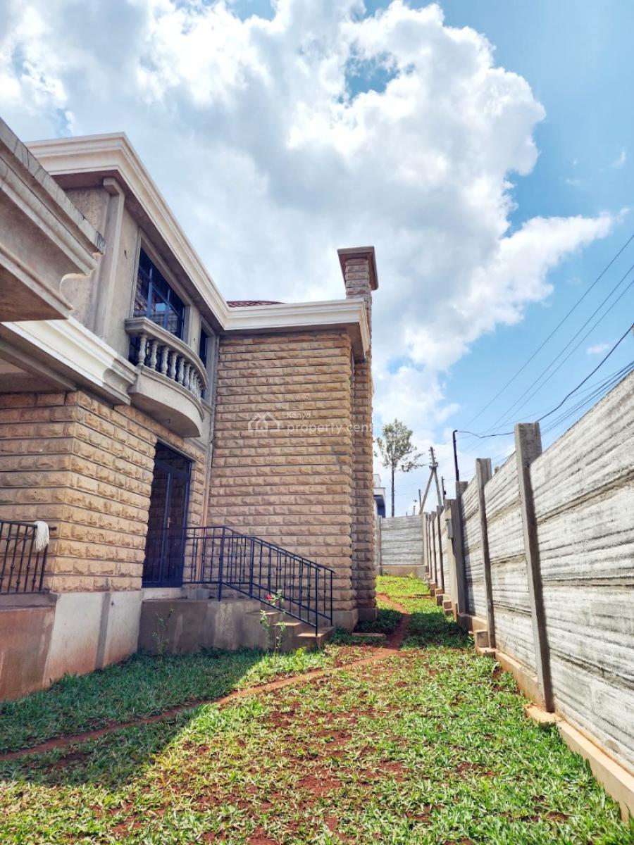 4br Executive Home W/ Detached Sq & Huge Garden - Golden Palm Gardens, Njathaini Road Golden Palms Gardens, Township C, Kiambu, Townhouse for Sale