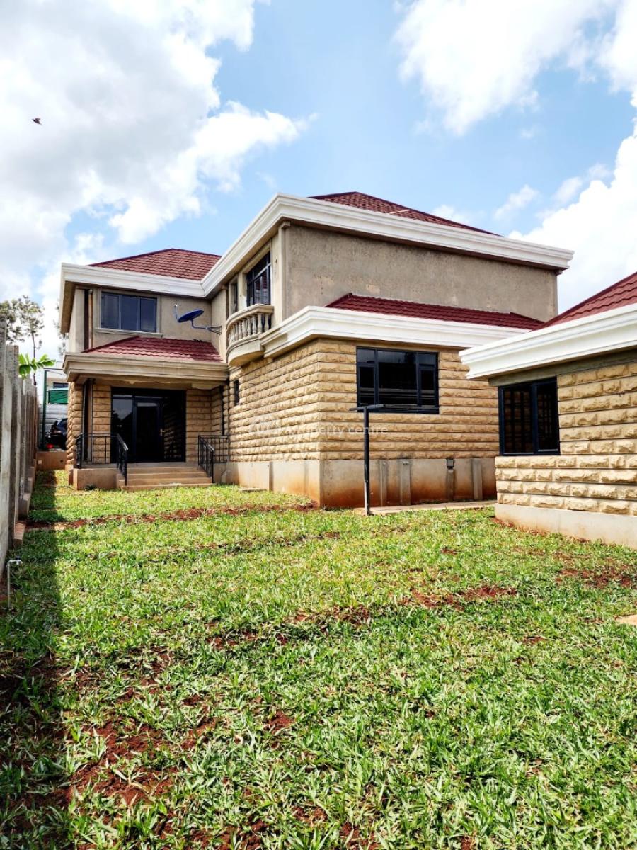 4br Executive Home W/ Detached Sq & Huge Garden - Golden Palm Gardens, Njathaini Road Golden Palms Gardens, Township C, Kiambu, Townhouse for Sale