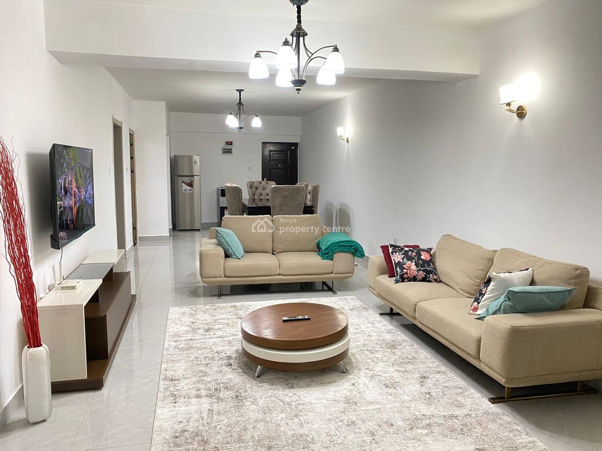 Fully Furnished and Serviced 3 Bedroom Apartment Master Ensuite Availa, Kilimani, Nairobi, Apartment for Rent