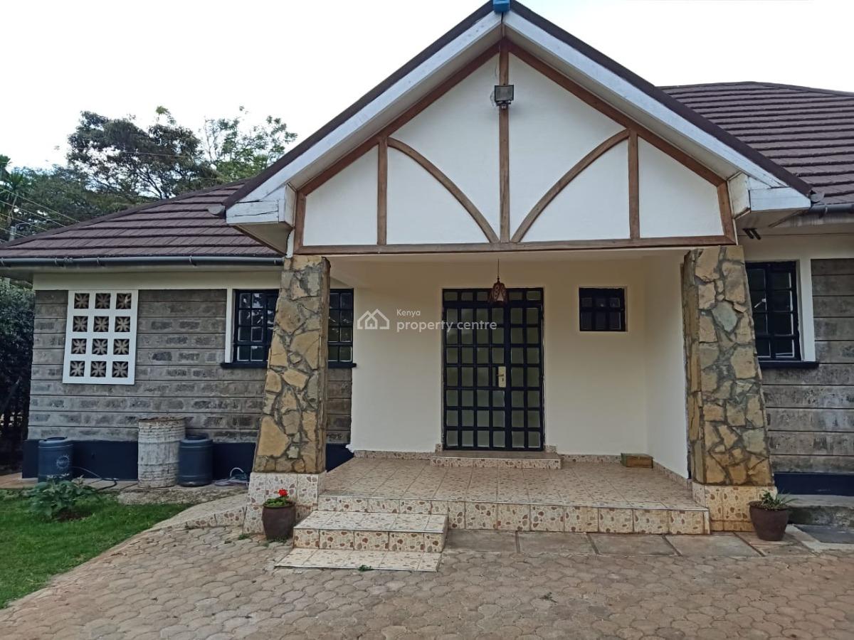 Cozy 3 Bedroom Master Ensuite House, Windyridge, Karen, Nairobi, Detached Bungalow for Rent