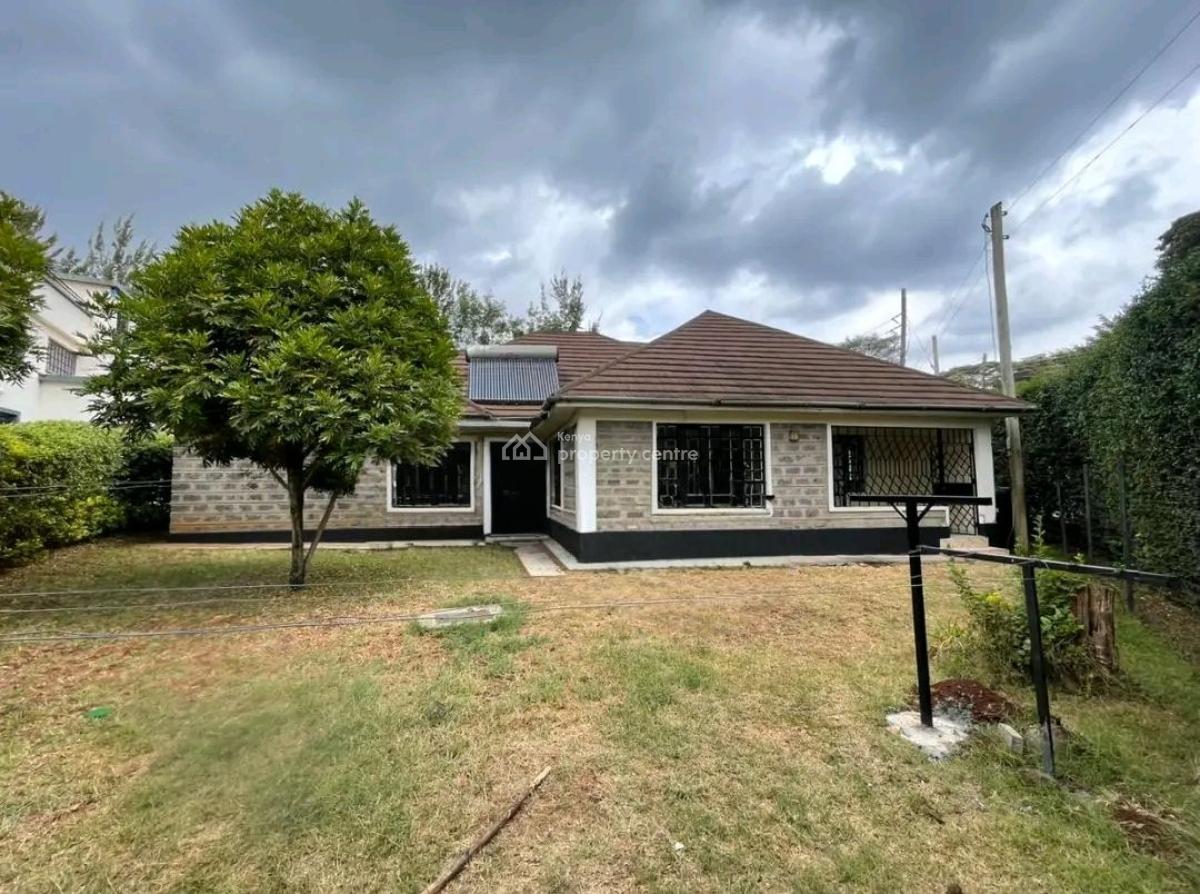 Cozy 3 Bedroom Master Ensuite House, Windyridge, Karen, Nairobi, Detached Bungalow for Rent