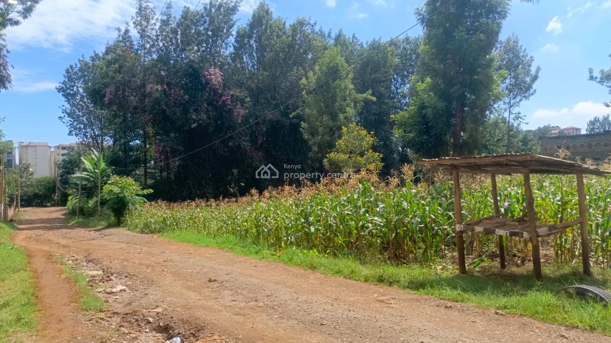 Prime 0.7 Acre Development Land with Read Documentation, Along Kiambu Road, Thindigua, Nairobi, Land for Sale