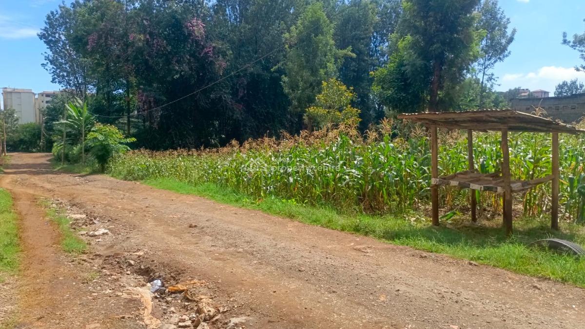 Prime 0.7 Acre Development Land with Read Documentation, Along Kiambu Road, Thindigua, Nairobi, Land for Sale