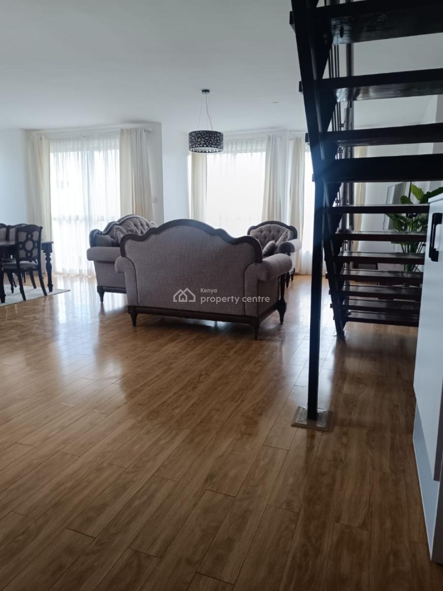 an Elegant 3 Bedroom Duplex  Fully Furnished and Serviced, Kilimani, Nairobi, Apartment for Rent
